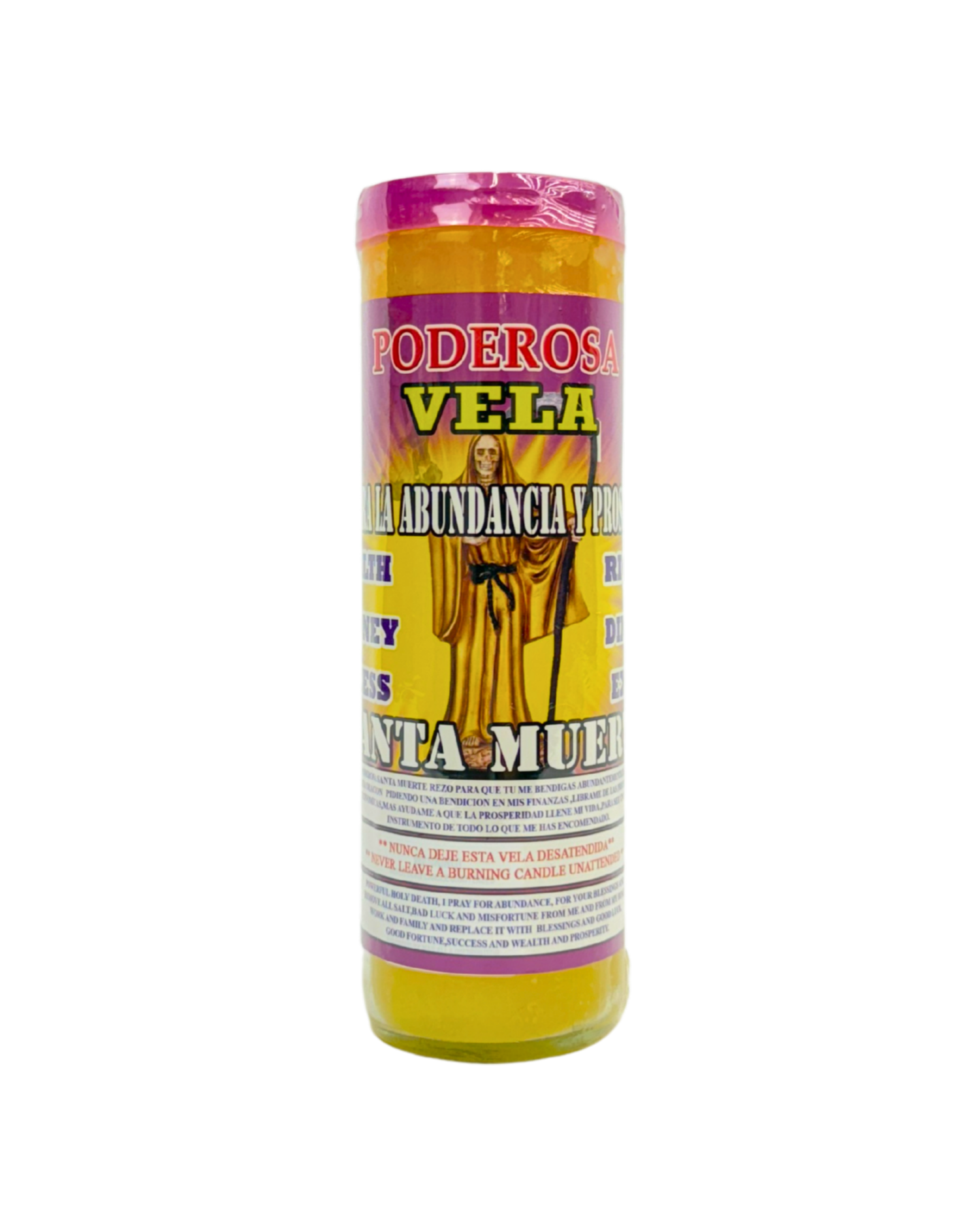 Holy Death Abundance 7 Days Scented Candle