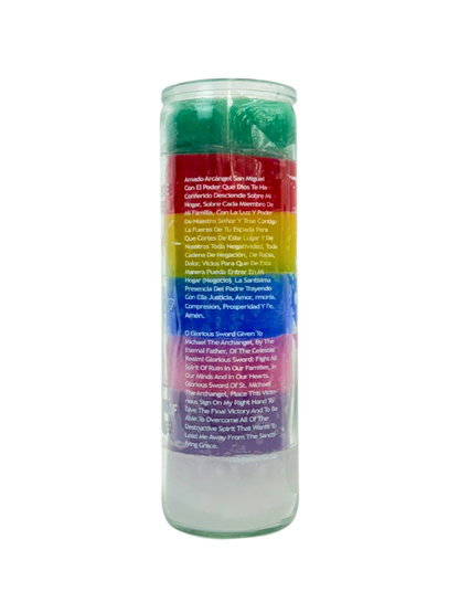7 Swords of St Michael 7 Days Candle
