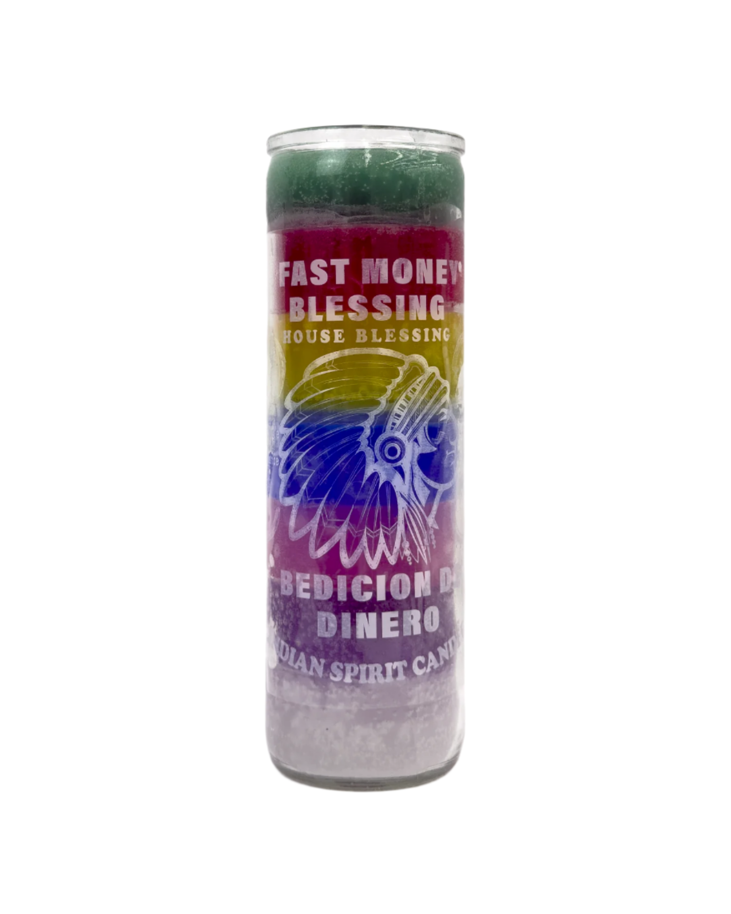 Money Blessing Multicolor 7 Days Candle
