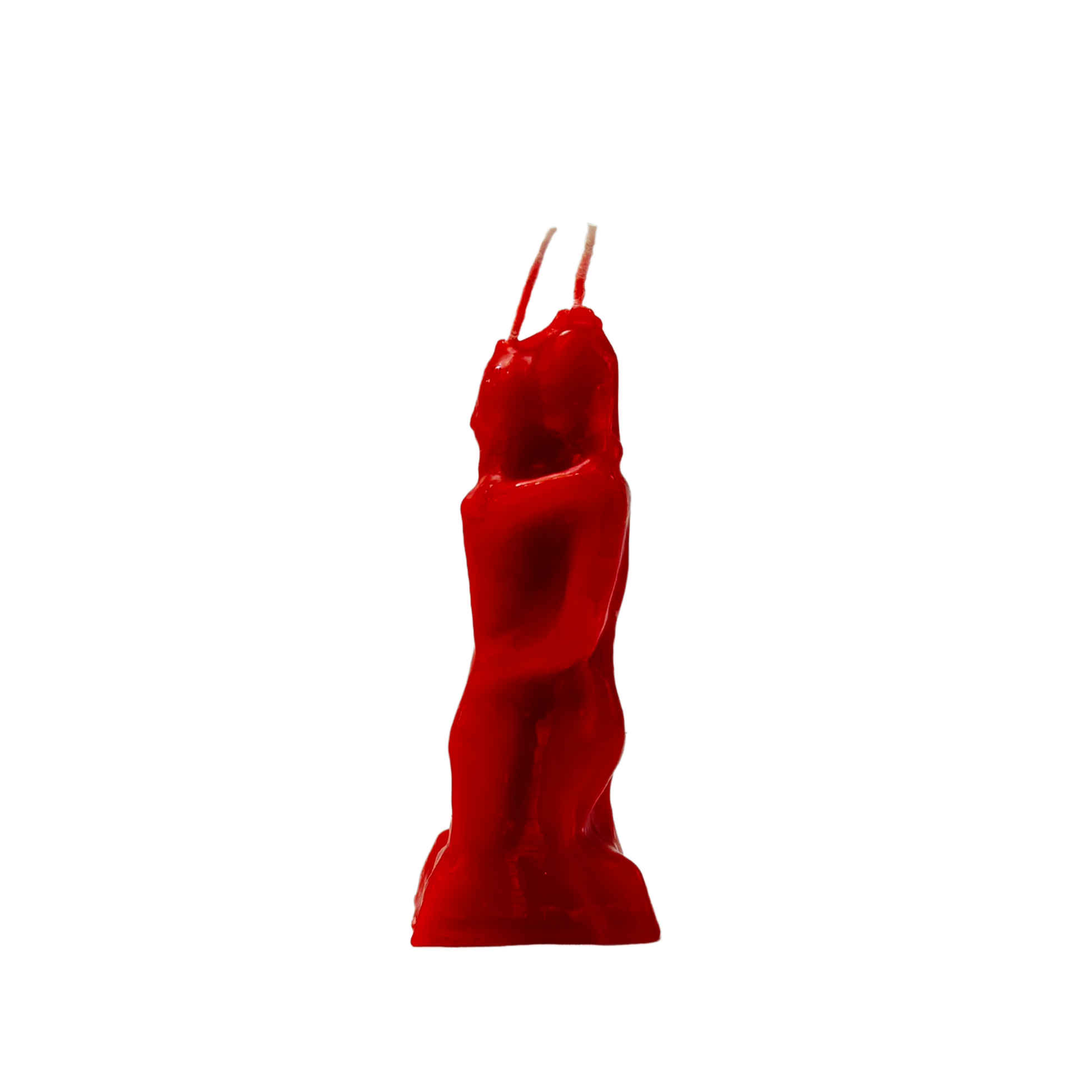 Red Lovers Huggins Image Candle