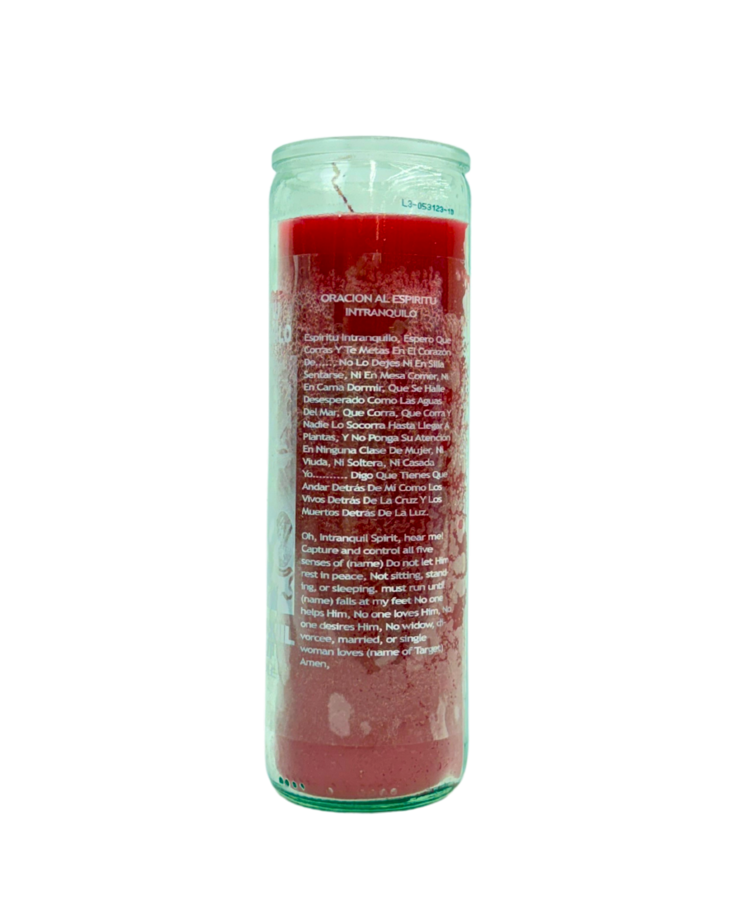 Espiritu Intranquilo 7 Days Prayer Candle