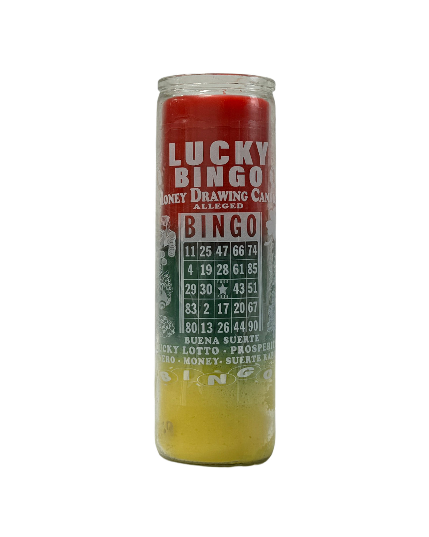 Lucky Bingo Multicolor 7 Days Candle