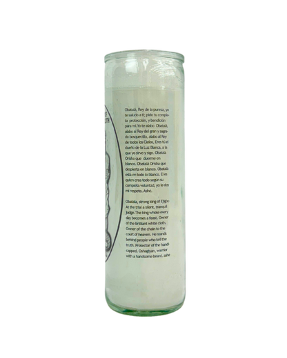Obatala Orisha 7 Days Candle