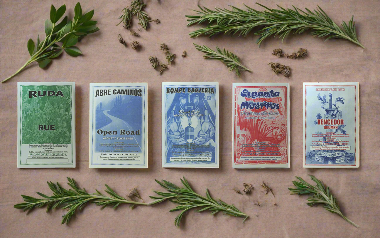 Prepared Herbs for Baths in Envelopes