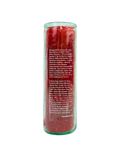 Sacred Heart 7 Days Prayer Candle