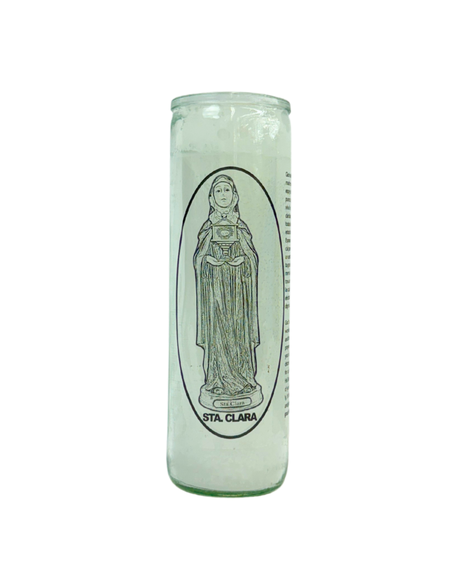 Saint Claire 7 Days Prayer Candle