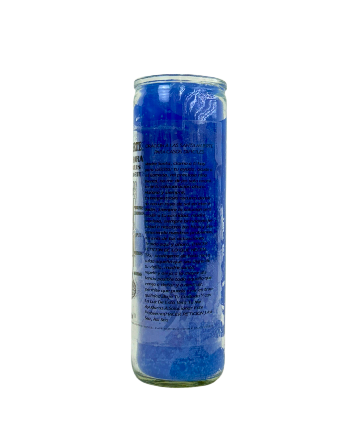 Santa Muerte Casos Dificiles 7 Days Prayer Candle