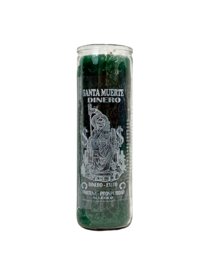 Santa Muerte Dinero 7 Days Prayer Candle
