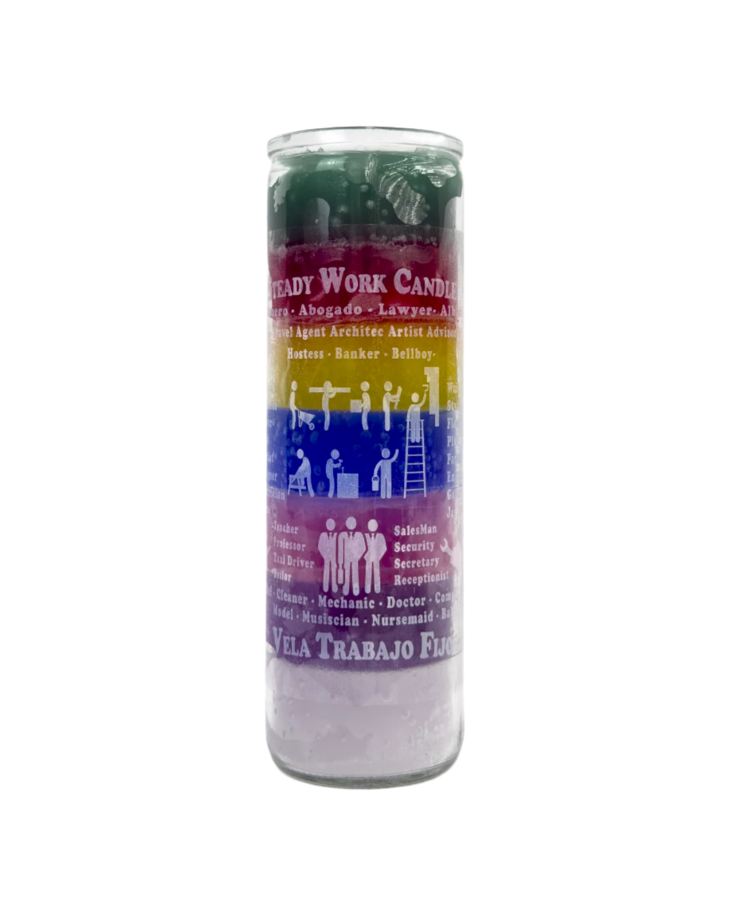 Steady Work 7 Days Multicolor Candle
