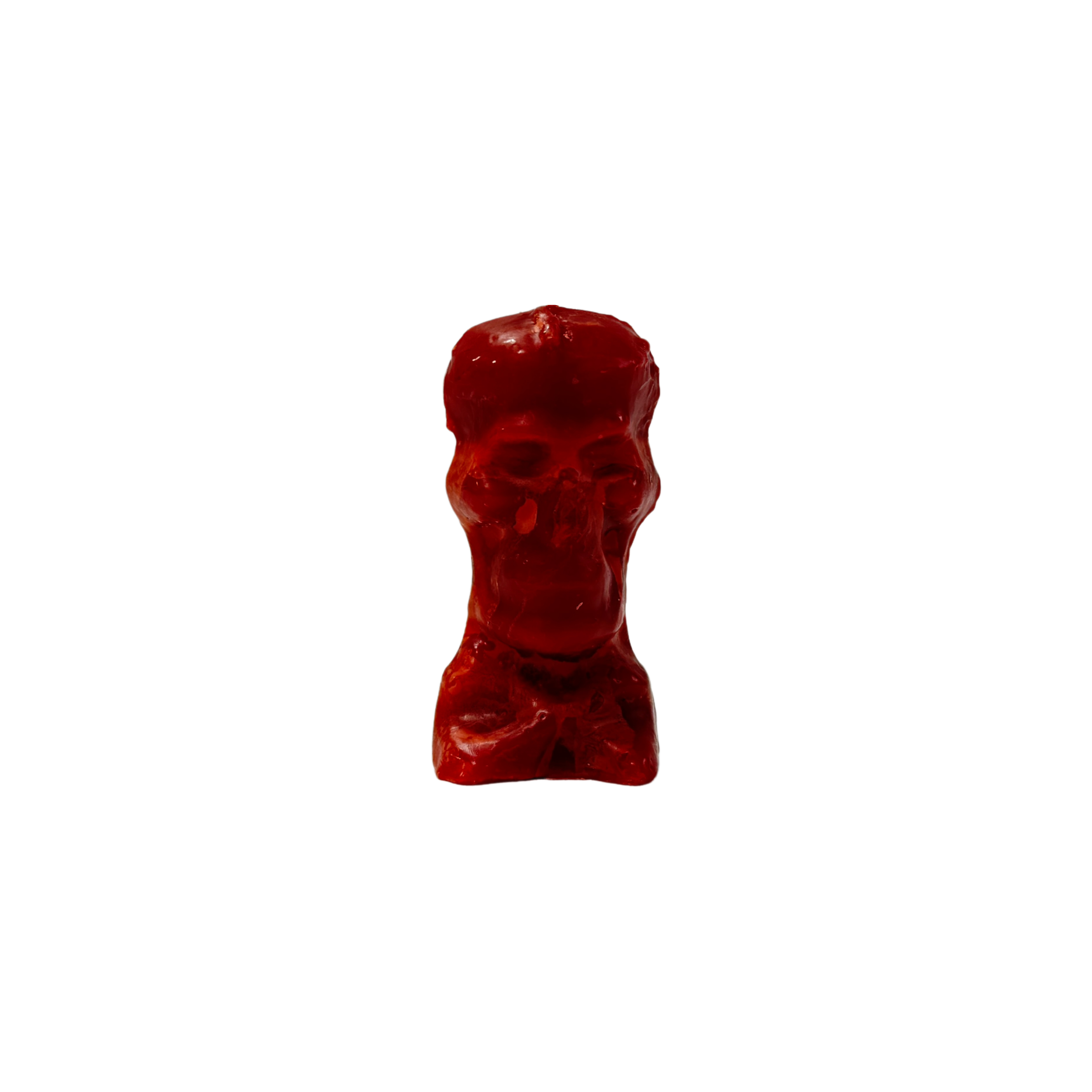 Skull Image Red Candle