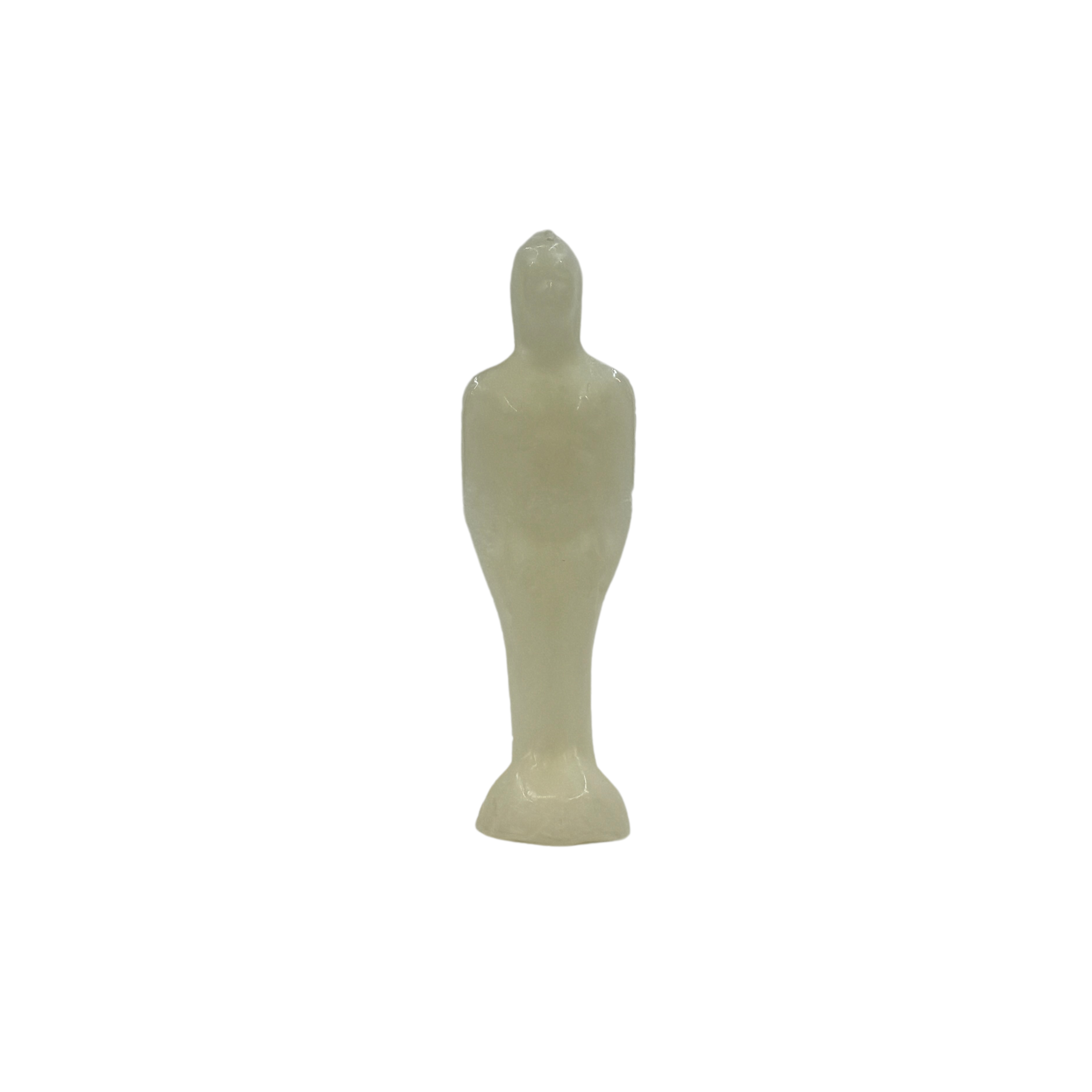 Male White Image Candle